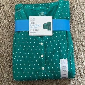 Croft & Barrow XS Comfort & Joy Pajamas Set NWT